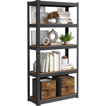 Regal ORDIFY rjav/črn