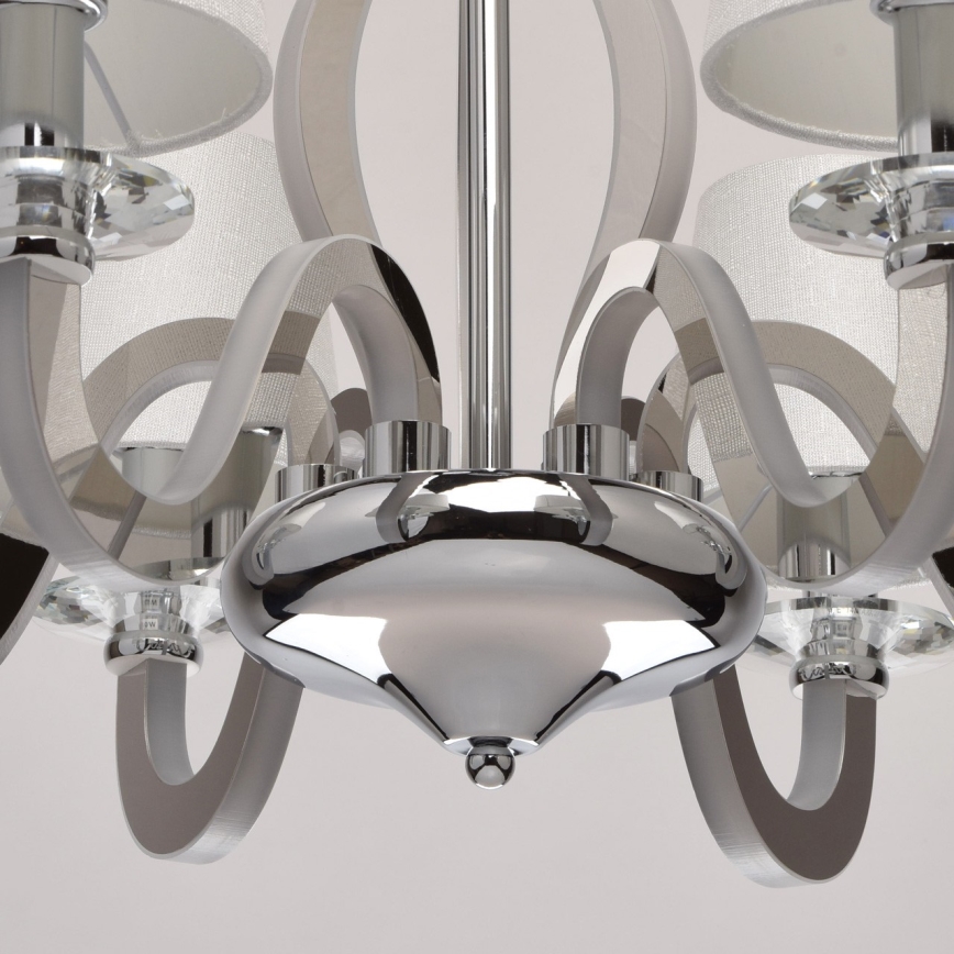 RegenBogen - LED Lestenec na vrvici MEGAPOLIS LED/60W/230V + 6xE14/40W