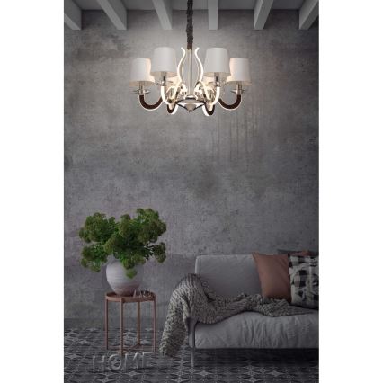 RegenBogen - LED Lestenec na vrvici MEGAPOLIS LED/60W/230V + 6xE14/40W