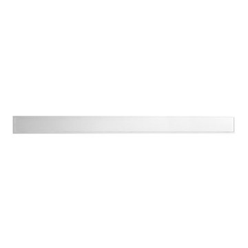 Rešetka žleba 89,5x2,3 cm iz nerjavečega jekla/srebrna