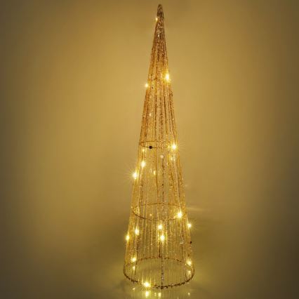 LED Božična dekoracija 20xLED/2xAA topla bela