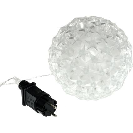 LED Božična dekoracija LED/230V/topla bela krogla