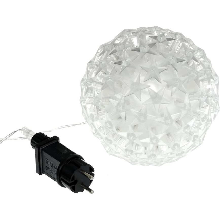 LED Božična dekoracija LED/230V/topla bela krogla