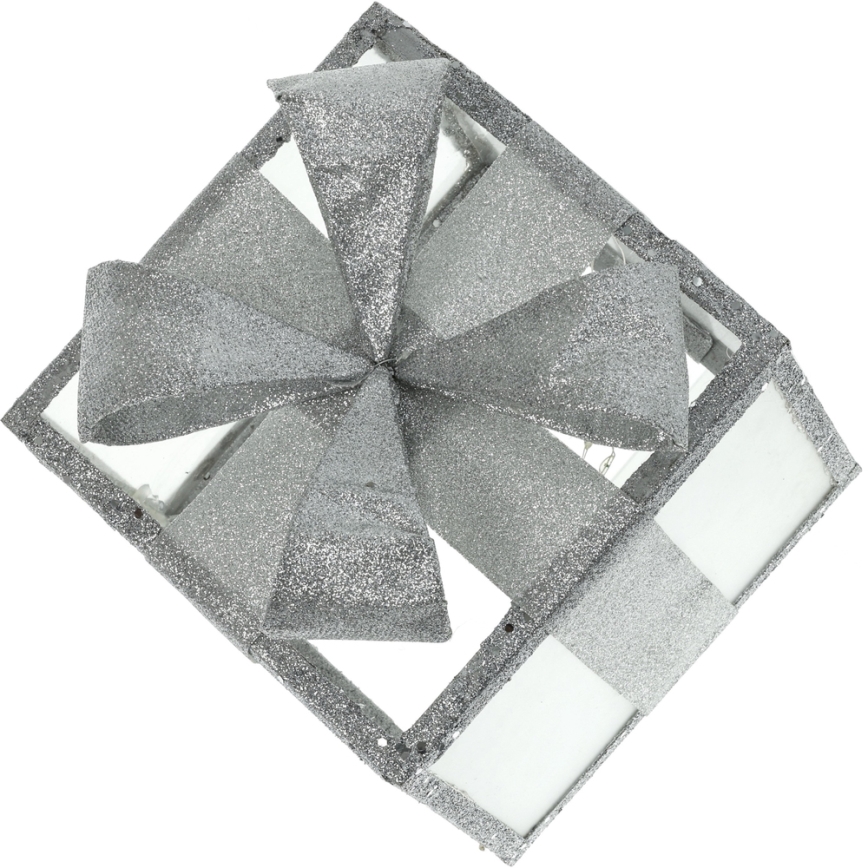 LED Božična dekoracija LED/2xAA 20 cm darilo