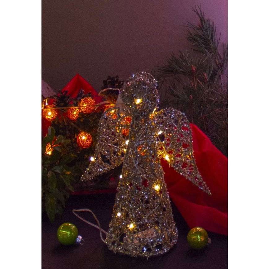 LED Božična dekoracija LED/2xAA angel