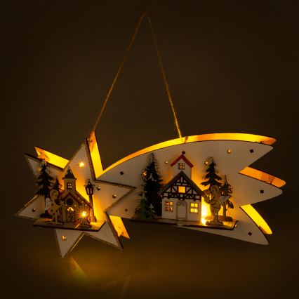 LED Božična dekoracija LED/2xAA komet