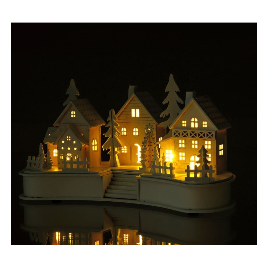 LED Božična dekoracija LED/2xAA vasica