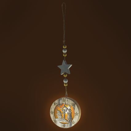 LED božična dekoracija LED/2xCR2032 topla bela