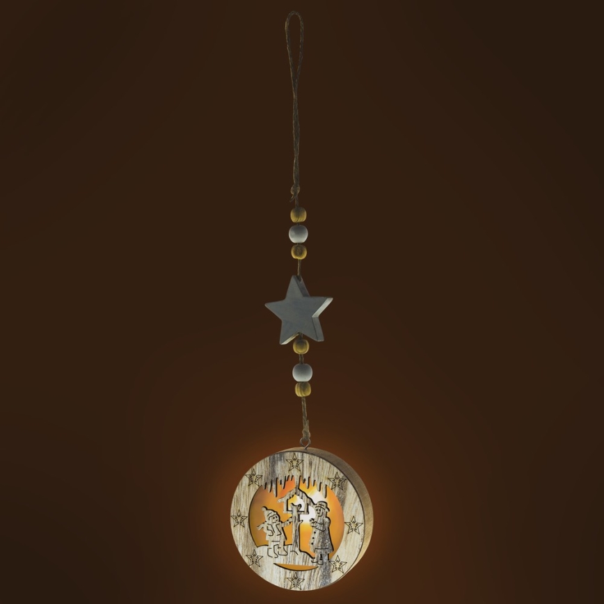 LED božična dekoracija LED/2xCR2032 topla bela