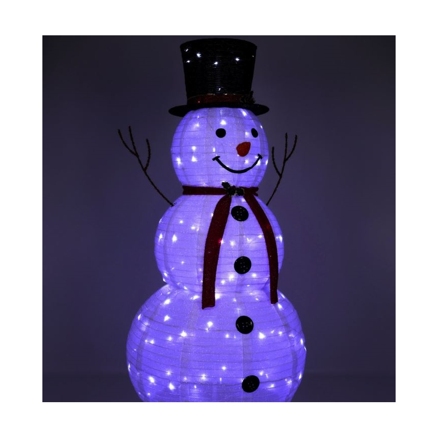 LED božična dekoracija LED/3,6W/230V 180 cm IP44 snežak