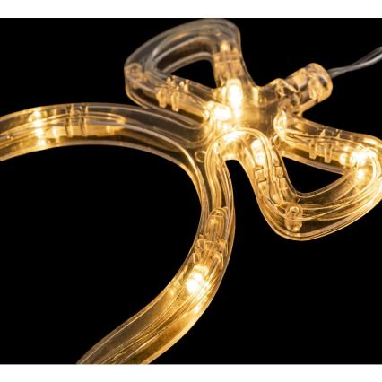 LED Božična dekoracija LED/3xAAA/topla bela zvonček