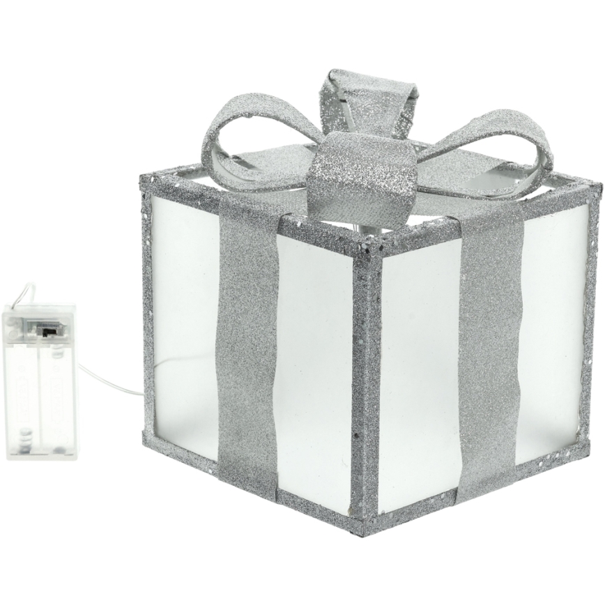 LED Božični okrasek LED/2xAA 15 cm darilo