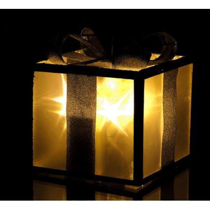 LED Božični okrasek LED/2xAA 20 cm darilo