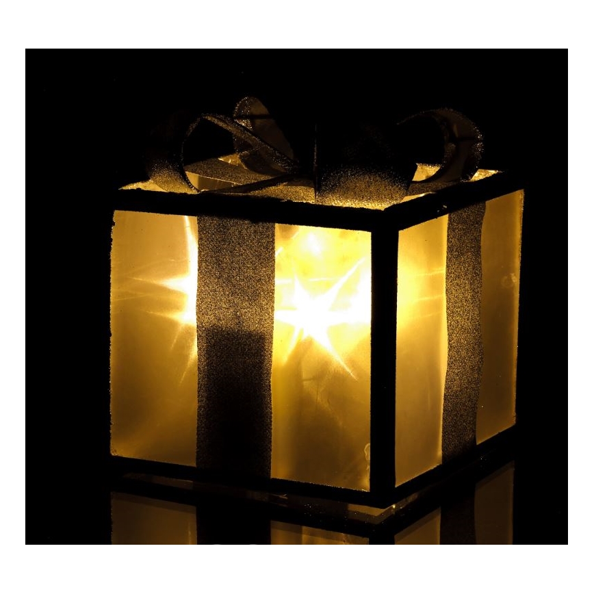 LED Božični okrasek LED/2xAA 20 cm darilo