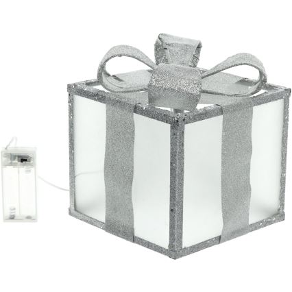 LED Božični okrasek LED/2xAA 20 cm darilo