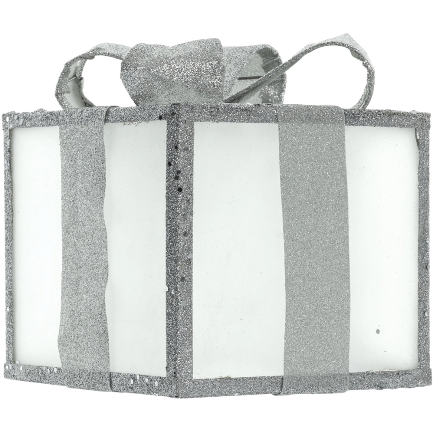 LED Božični okrasek LED/2xAA 20 cm darilo