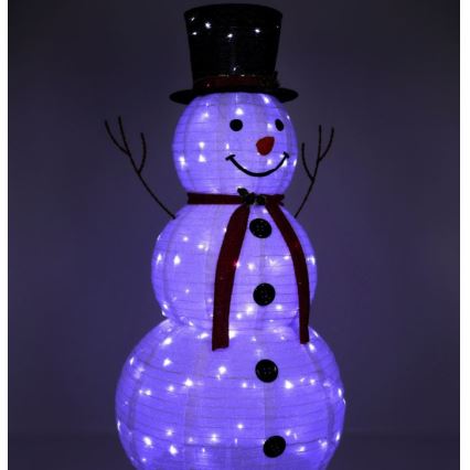 LED Božični okrasek LED/3,6W/230V 180 cm IP44 snežak