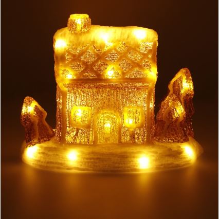 LED Božični okrasek LED/3xAA topla bela