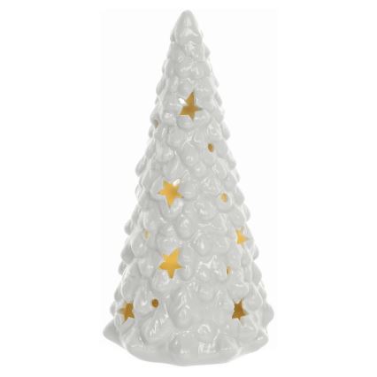 LED Božični porcelanasti okrasek LED/3xLR44 drevesce