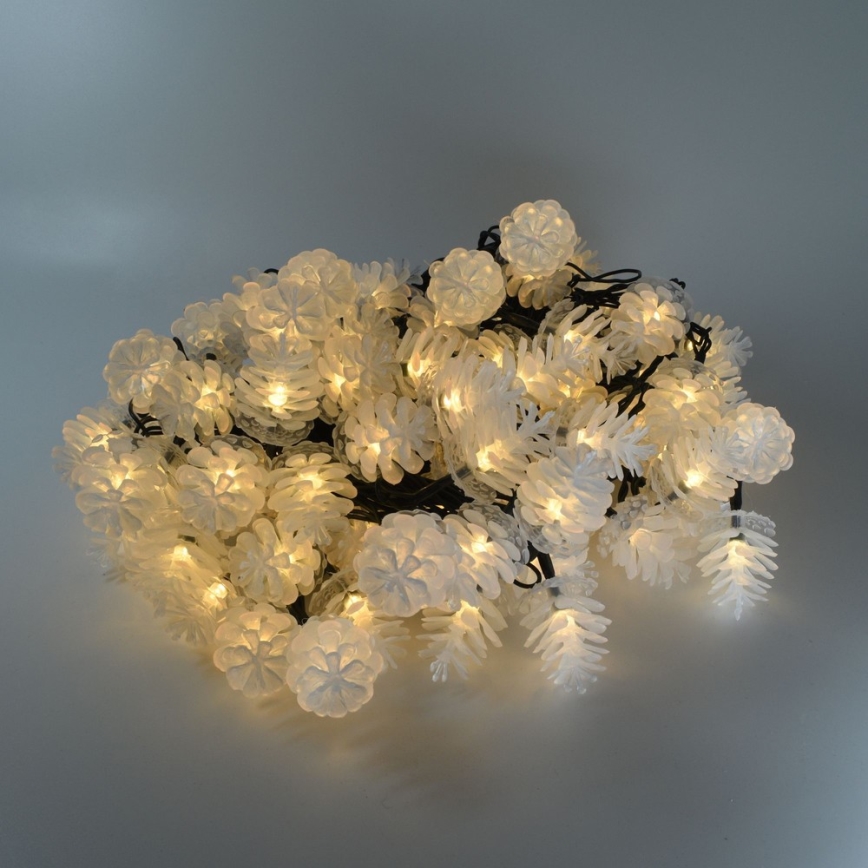 LED zunanji božični niz 80xLED/25m IP44 topla bela