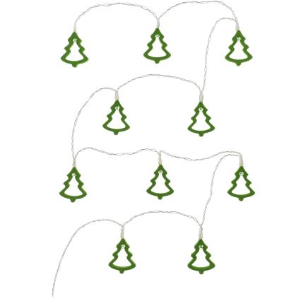 LED dekorativni niz 10xLED/2xAA 1,6m topla bela