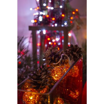 LED okrasni niz 10xLED/2xAA topla bela