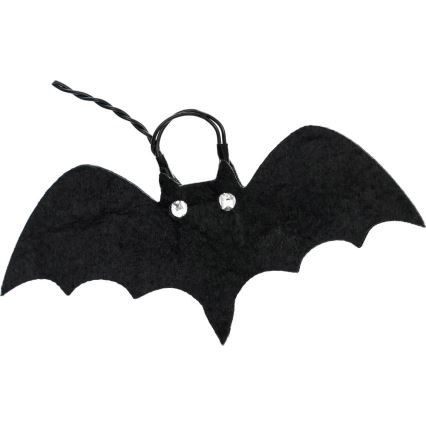 LED Okrasna veriga HALLOWEEN 10xLED/2xAA/topla bela 1,3m bats