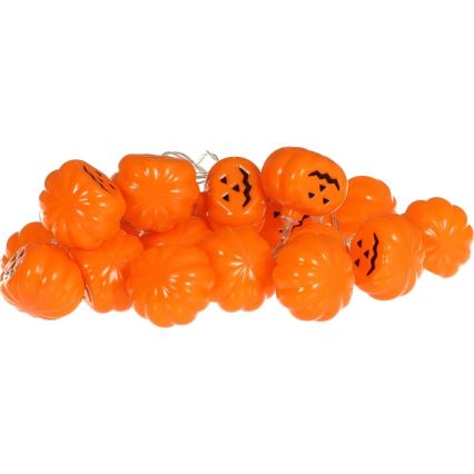 LED Okrasna veriga HALLOWEEN 20xLED/3xAA/topla bela 3,3m buče
