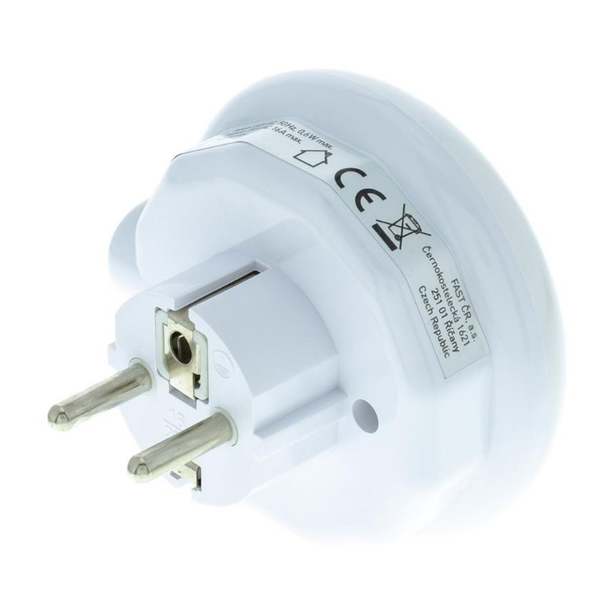 LED Orientacijska svetilka s senzorjem mraka za v vtičnico LED/0,6W/230V