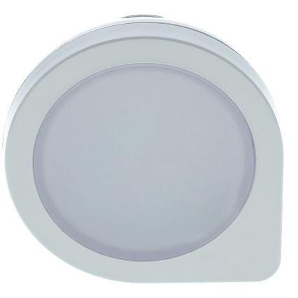 LED Orientacijska svetilka v vtičnico s senzorjem LED/0,4W/230V 3000K bela