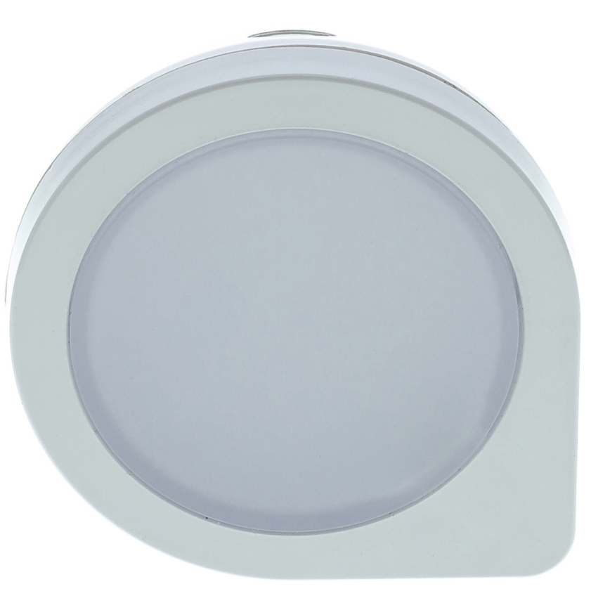 LED Orientacijska svetilka v vtičnico s senzorjem LED/0,4W/230V 3000K bela