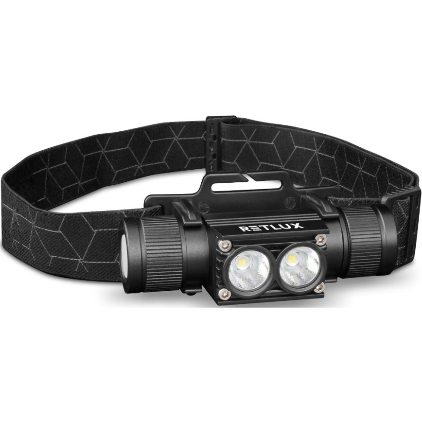 LED Polnilna aluminijasta naglavna svetilka LED/2600 mAh IP66