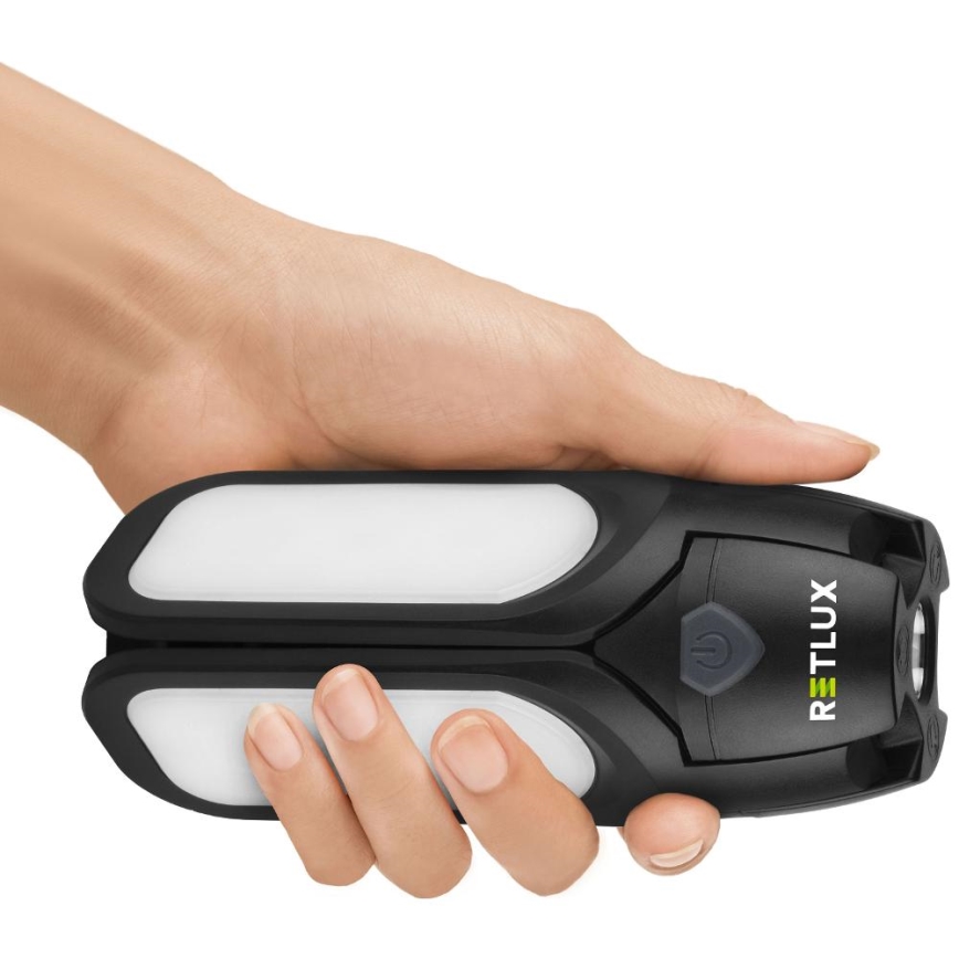 Polnilna LED kamping svetilka s sončnim panelom, 3W/1600 mAh, IPX4