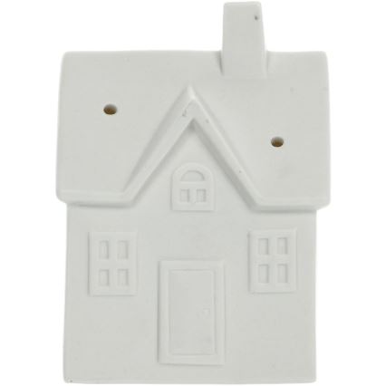 LED Porcelanasta dekoracija LED/3xLR44/topla bela hiša bela