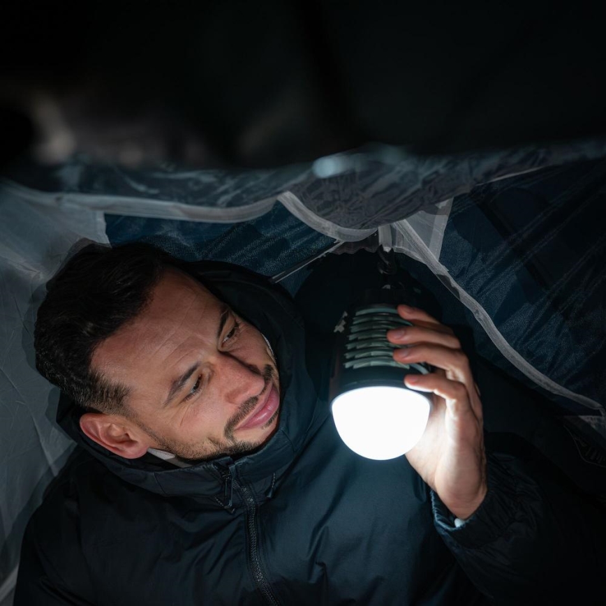 Retlux - LED prenosna polnilna svetilka z lapačem za žuželke LED/5W/1800 mAh IP44 črna