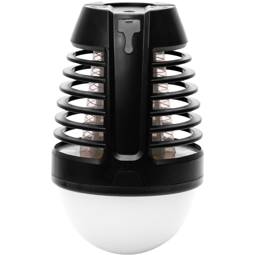 Retlux - LED prenosna polnilna svetilka z lapačem za žuželke LED/5W/1800 mAh IP44 črna