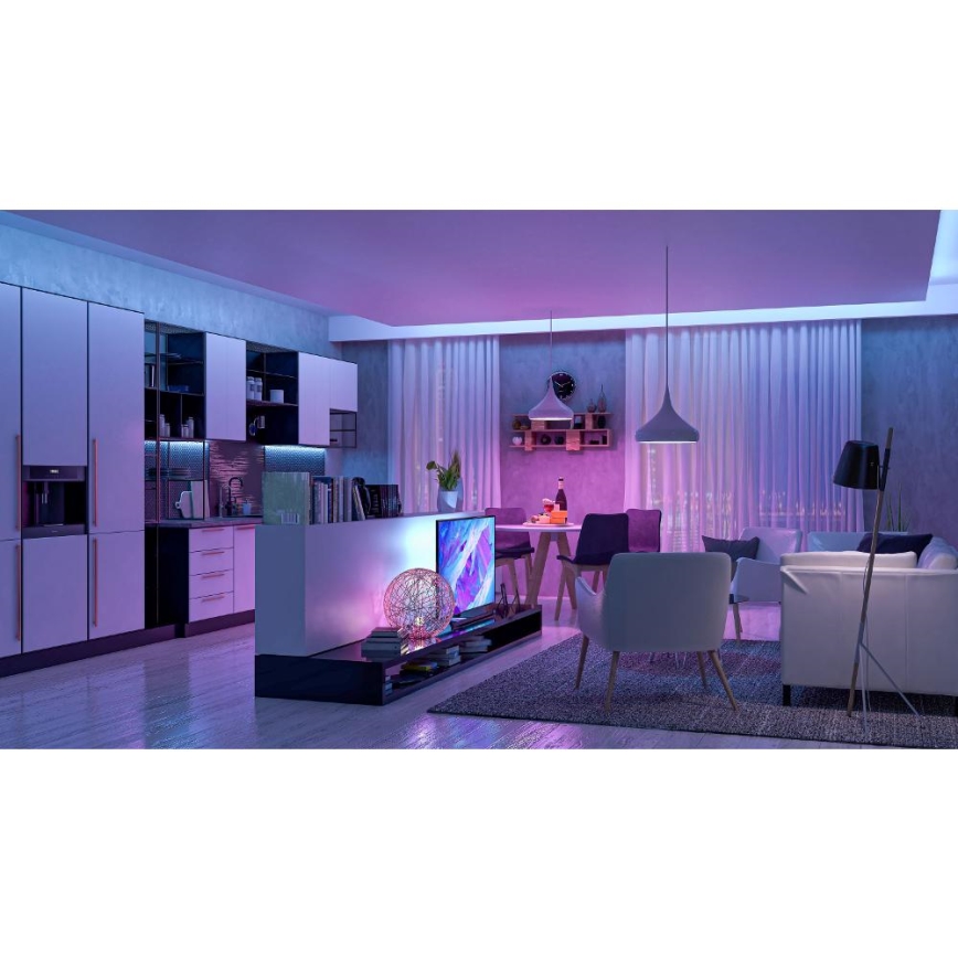 LED RGBW Pametni zatemnitveni trak 5m LED/230V 2700-6500K Wi-Fi Tuya + Daljinski upravljalnik
