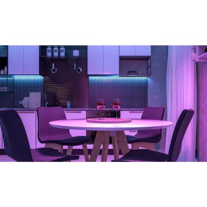 LED RGBW Pametni zatemnitveni trak 5m LED/230V 2700-6500K Wi-Fi Tuya + Daljinski upravljalnik
