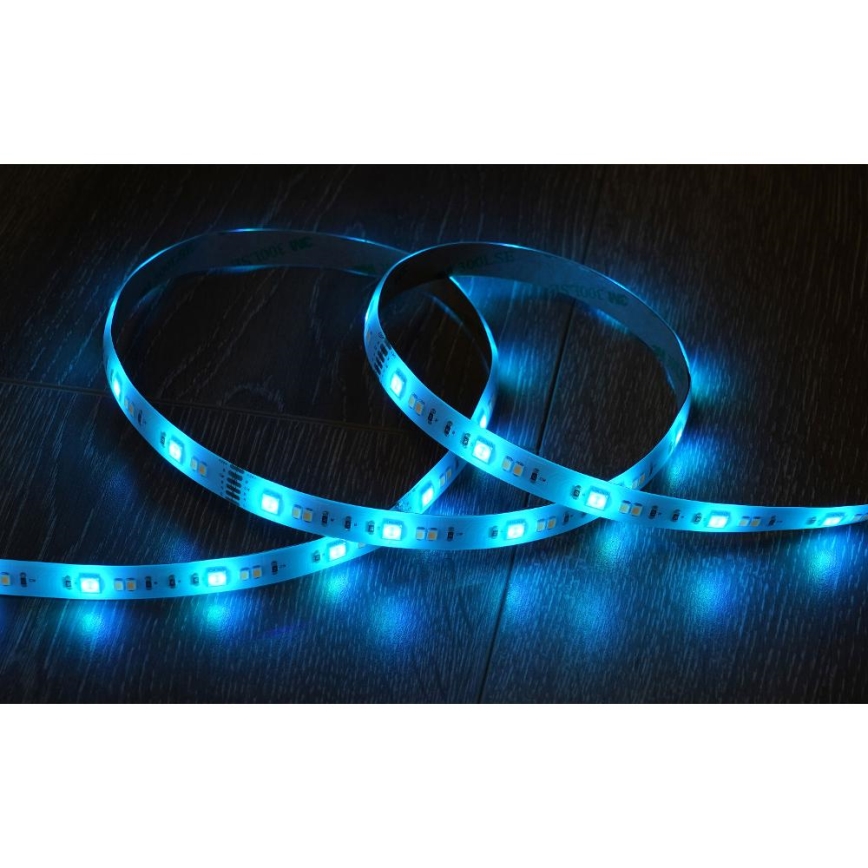 LED RGBW Pametni zatemnitveni trak 5m LED/230V 2700-6500K Wi-Fi Tuya + Daljinski upravljalnik