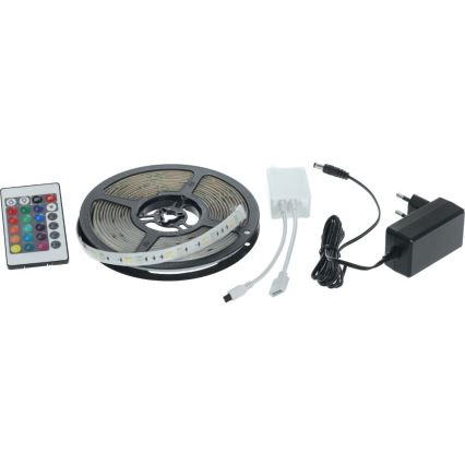 LED RGBW Pametni zatemnitveni trak 5m LED/230V 2700-6500K Wi-Fi Tuya + Daljinski upravljalnik