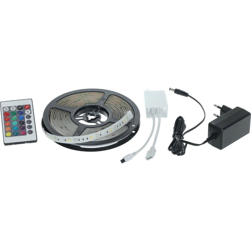LED RGBW Pametni zatemnitveni trak 5m LED/230V 2700-6500K Wi-Fi Tuya + Daljinski upravljalnik