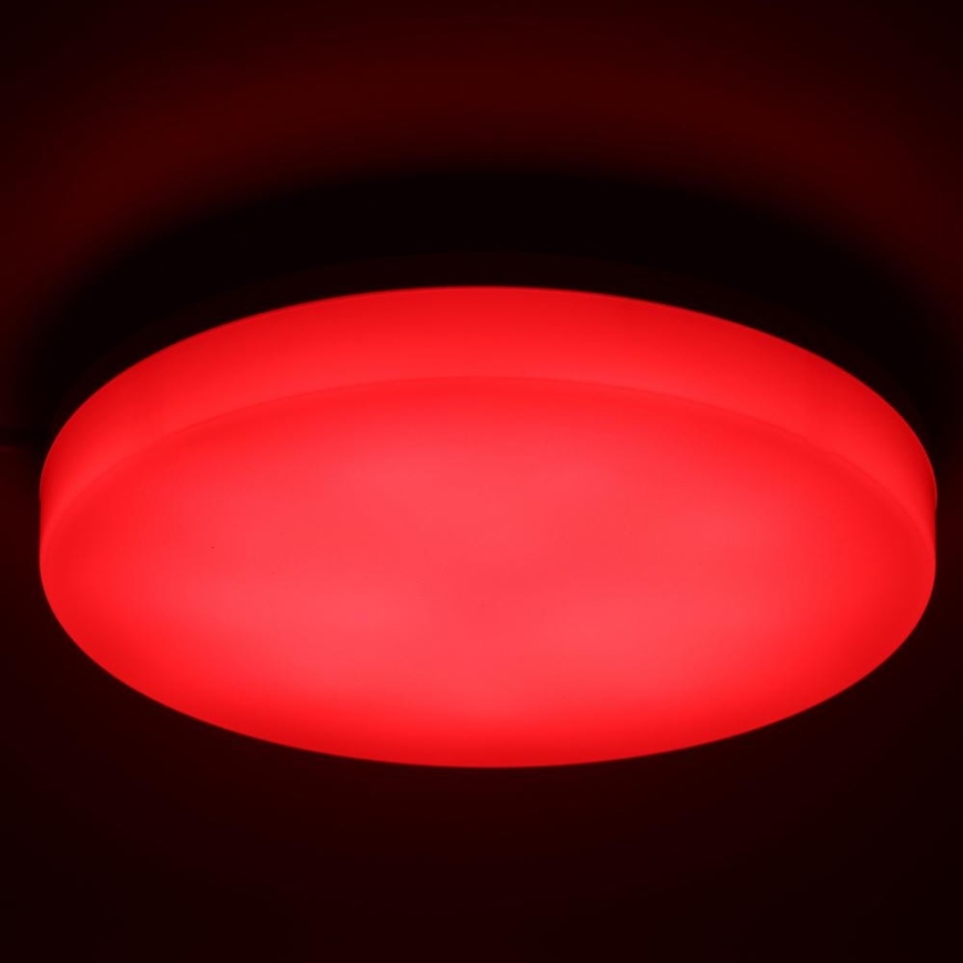 LED RGBW Zatemnitvena kopalniška stropna svetilka LED/20W/230V Wi-Fi IP44 bela