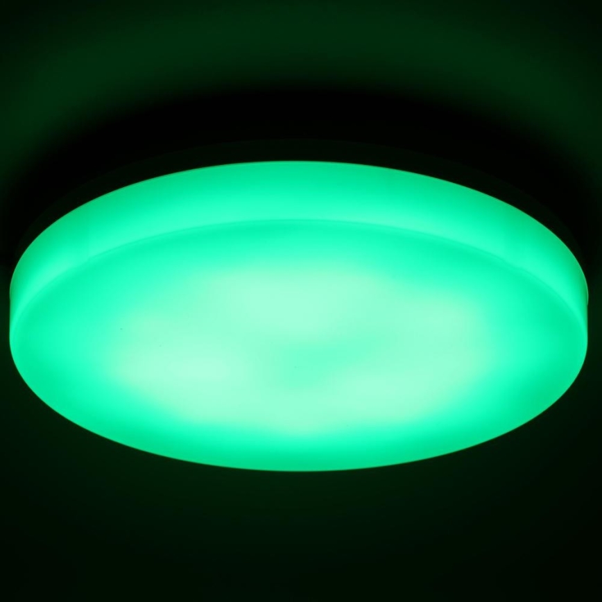 LED RGBW Zatemnitvena kopalniška stropna svetilka LED/20W/230V Wi-Fi IP44 bela