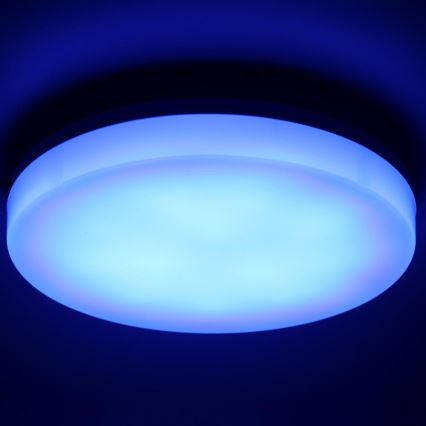 LED RGBW Zatemnitvena kopalniška stropna svetilka LED/20W/230V Wi-Fi IP44 bela