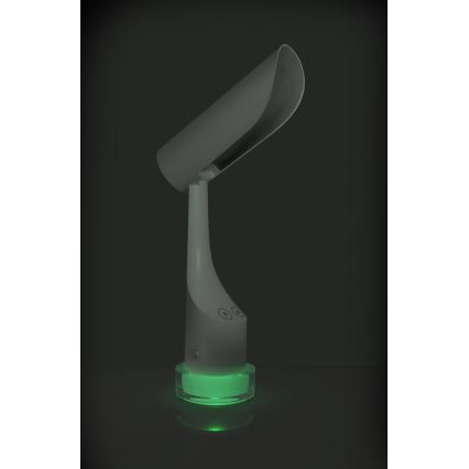 LED RGBW Zatemnitvena polnilna namizna svetilka LED/5W/5V 2000 mAh 3000/6000K bela