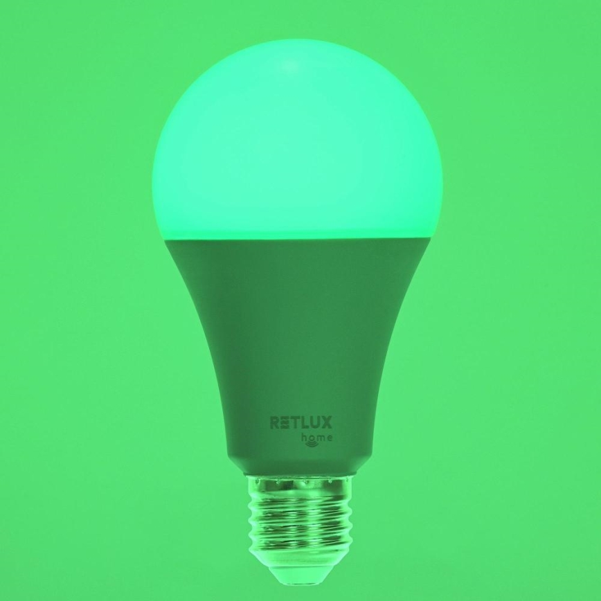 LED RGBW Zatemnitvena žarnica A70 E27/14W/230V 2700-6500K Wi-Fi Tuya