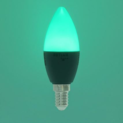 LED RGBW Zatemnitvena žarnica C37 E14/4,5W/230V 2700-6500K Wi-Fi Tuya