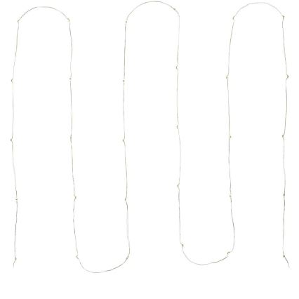 LED  veriga 30xLED/3xAA 3,3m hladna bela