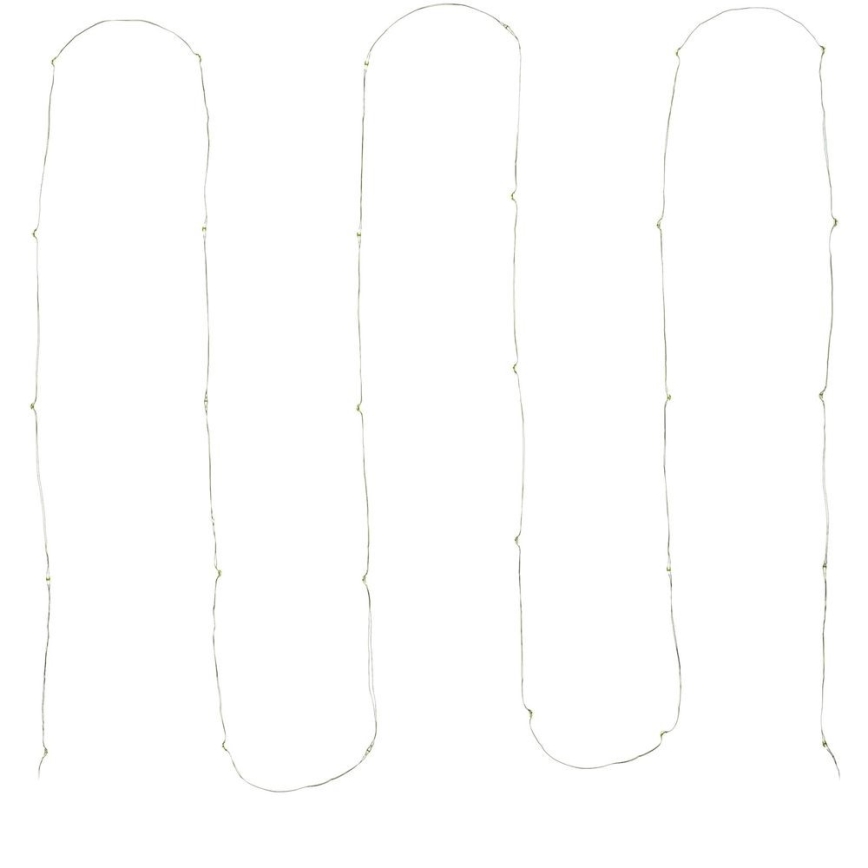 LED  veriga 30xLED/3xAA 3,3m hladna bela