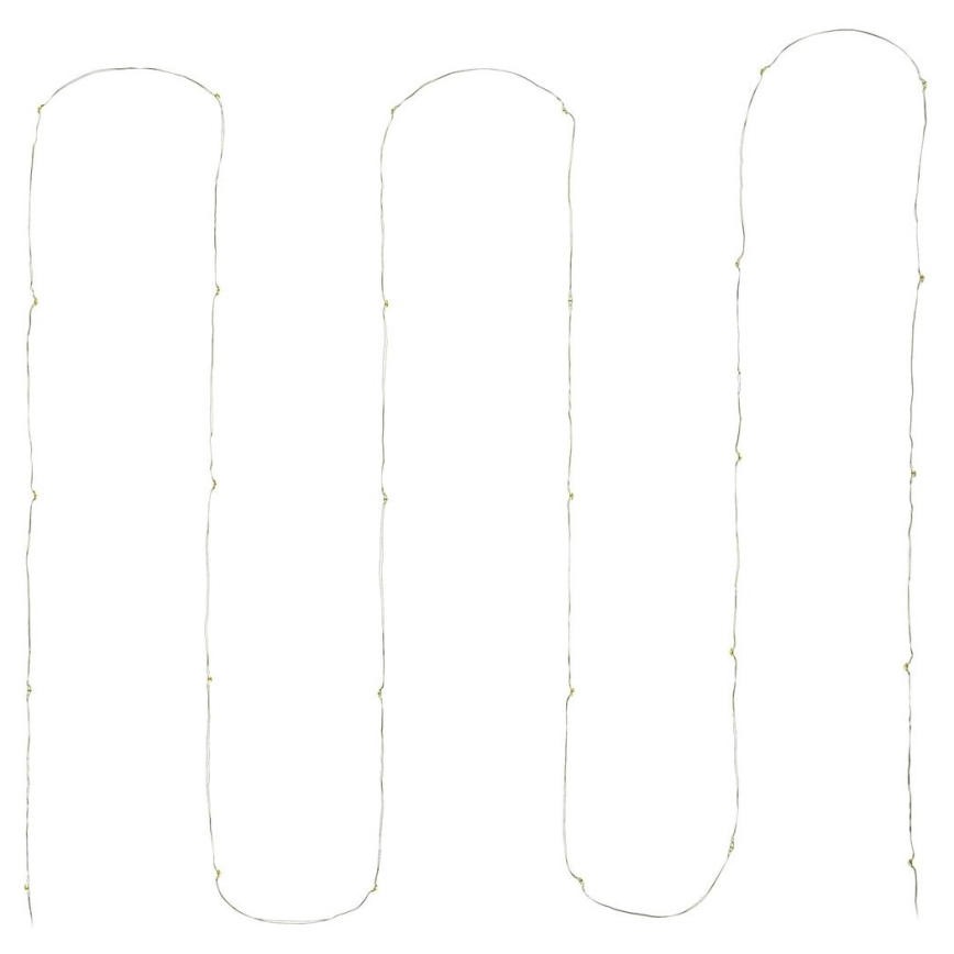 LED veriga 30xLED/3xAA 3,3m topla bela